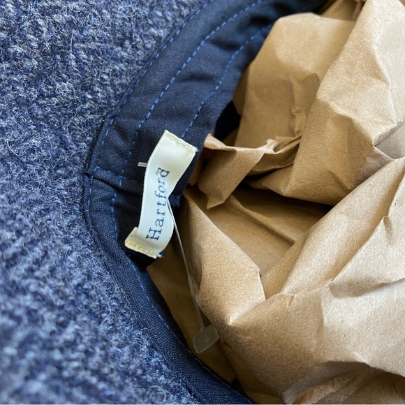 Men’s Hartford wool herringbone bucket hat O/S - Picture 7 of 9